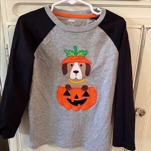 Gymboree Gray and Black Long Sleeve Shirt